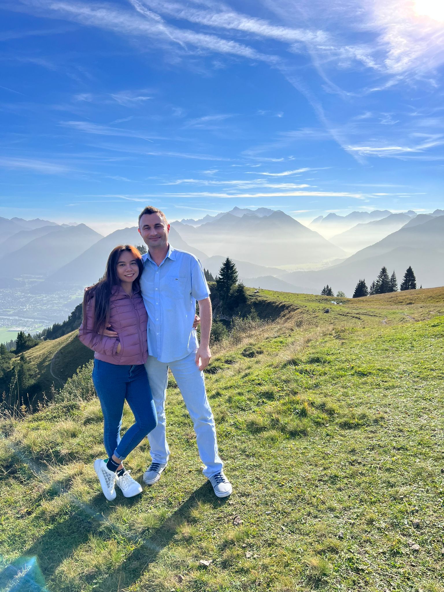 Elda and Sascha after successful family reunification in Germany
