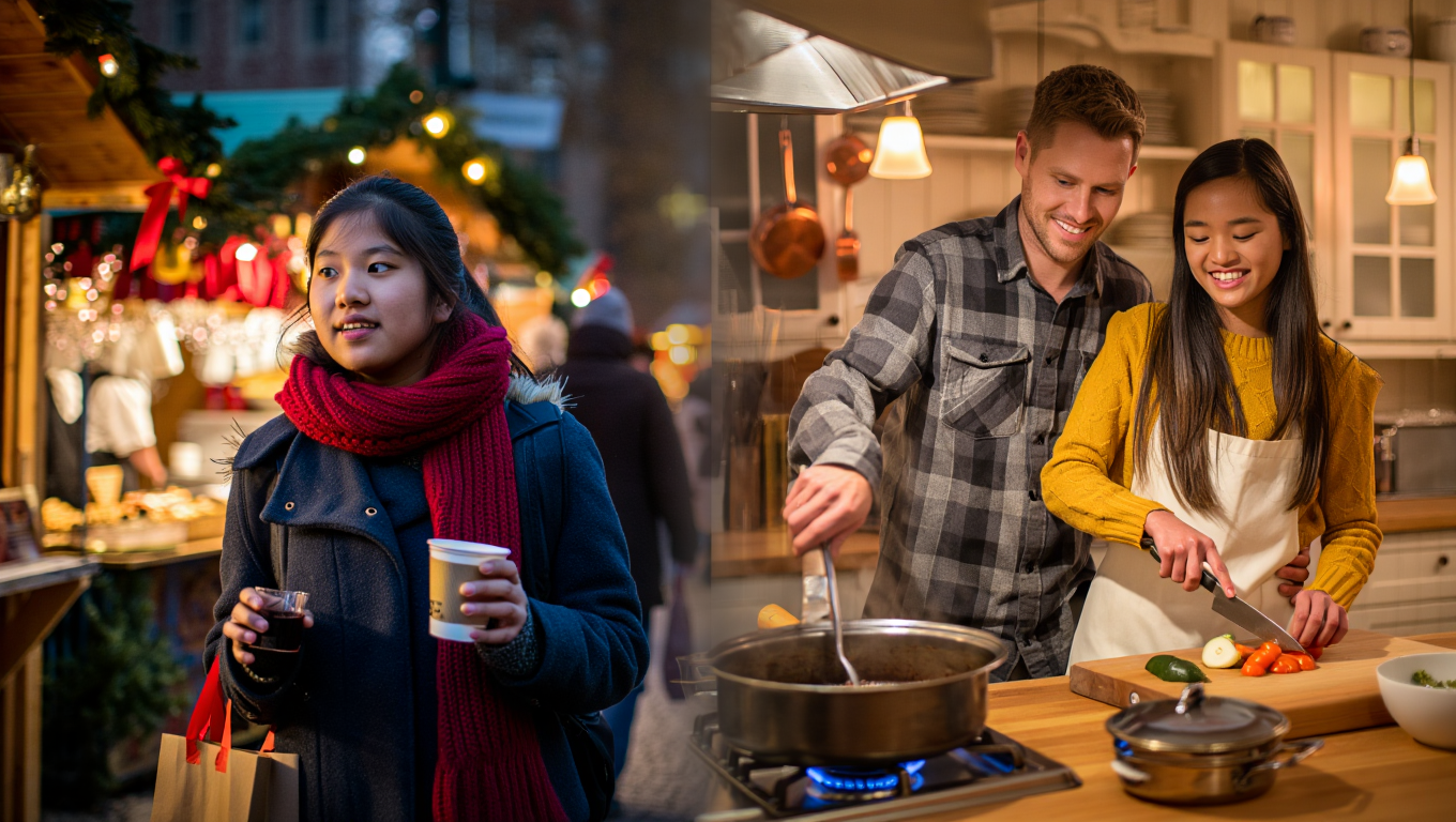 Filipina Visits Christmas Market – Filipina Visits Her Partner in Germany