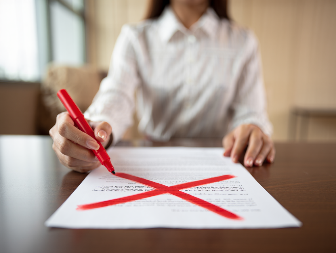 Mistakes in the Application Process